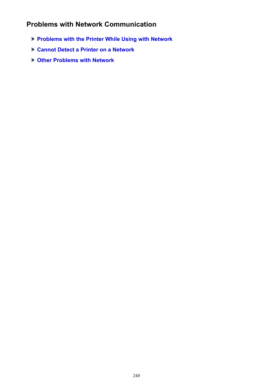 Problems with network communication | Canon PIXMA iX6850 User Manual | Page 240 / 378
