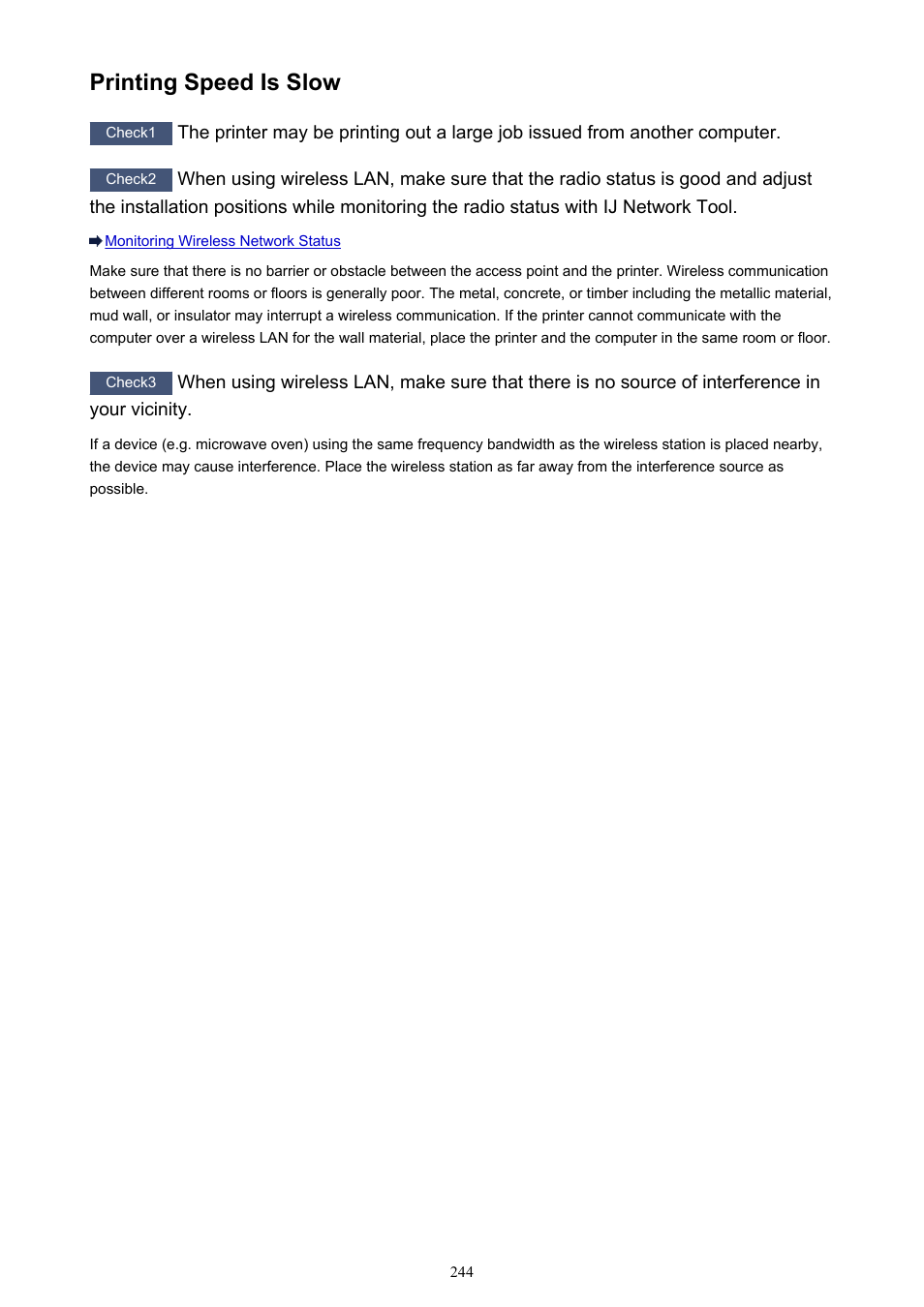 Printing speed is slow | Canon PIXMA iX6850 User Manual | Page 244 / 378