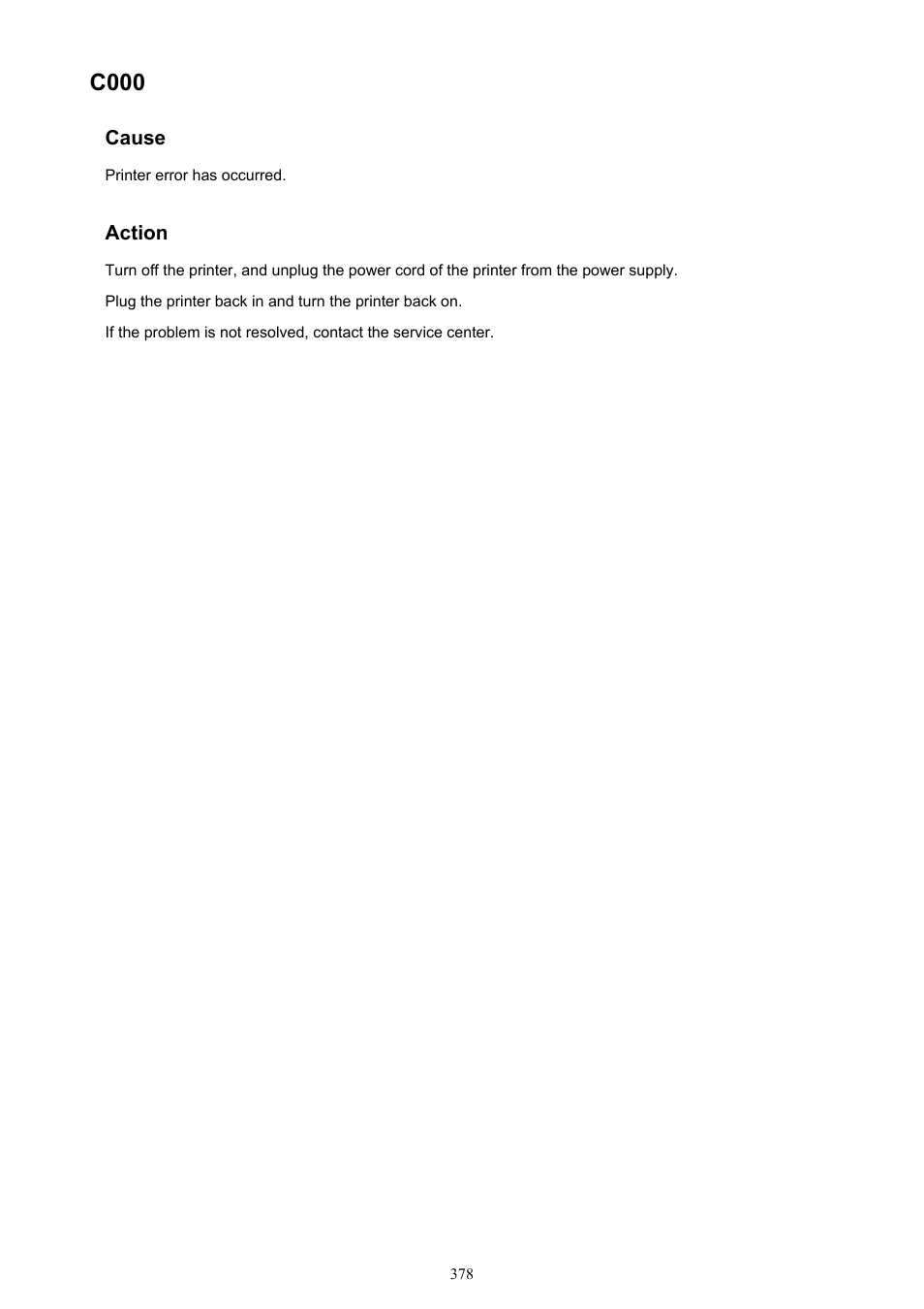 C000 | Canon PIXMA iX6850 User Manual | Page 378 / 378