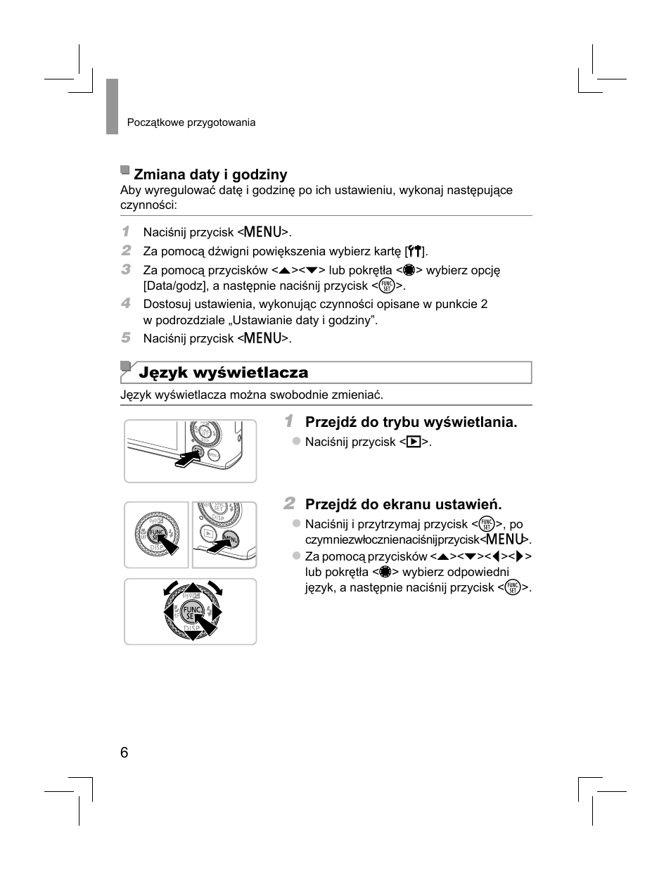 Język wyświetlacza | Canon PowerShot S110 User Manual | Page 102 / 148