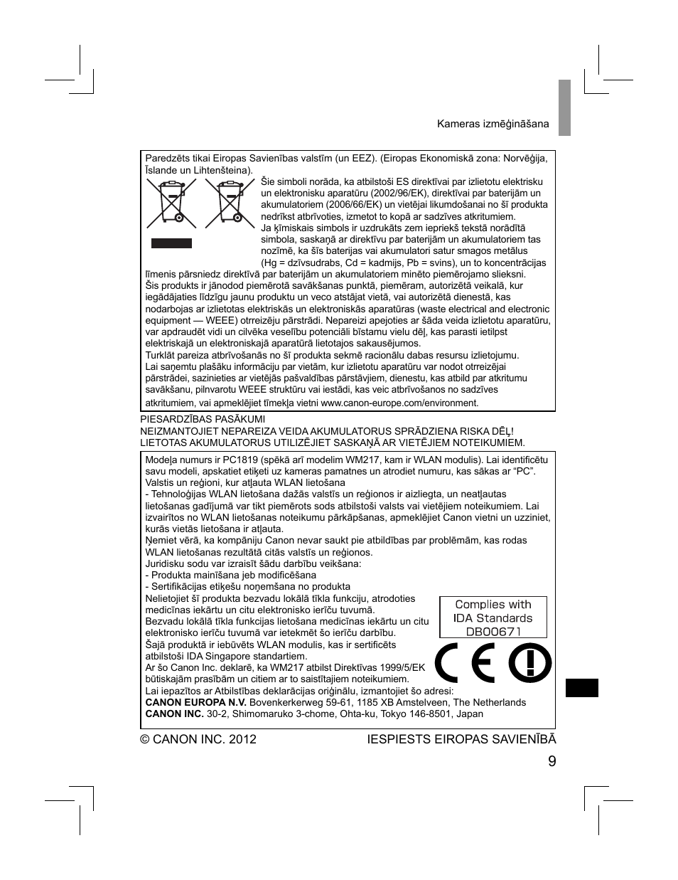 Canon PowerShot S110 User Manual | Page 129 / 148