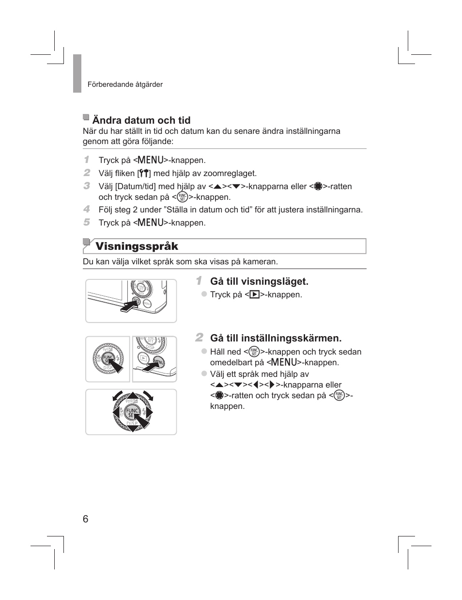 Visningsspråk | Canon PowerShot S110 User Manual | Page 70 / 148