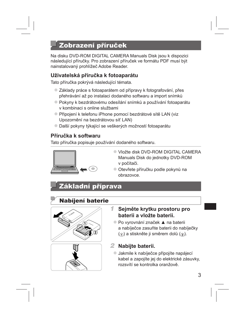 Zobrazení příruček, Základní příprava | Canon PowerShot S110 User Manual | Page 83 / 148
