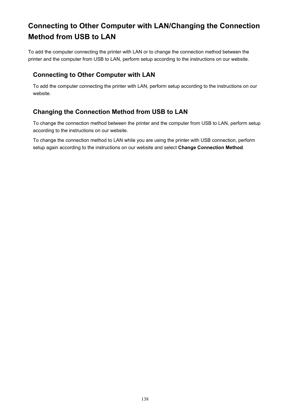 From usb to lan | Canon PIXMA iP8750 User Manual | Page 138 / 406