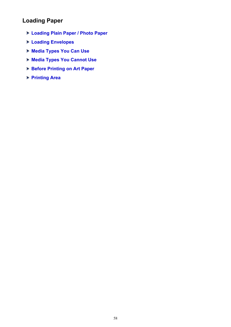 Loading paper | Canon PIXMA iP8750 User Manual | Page 58 / 406