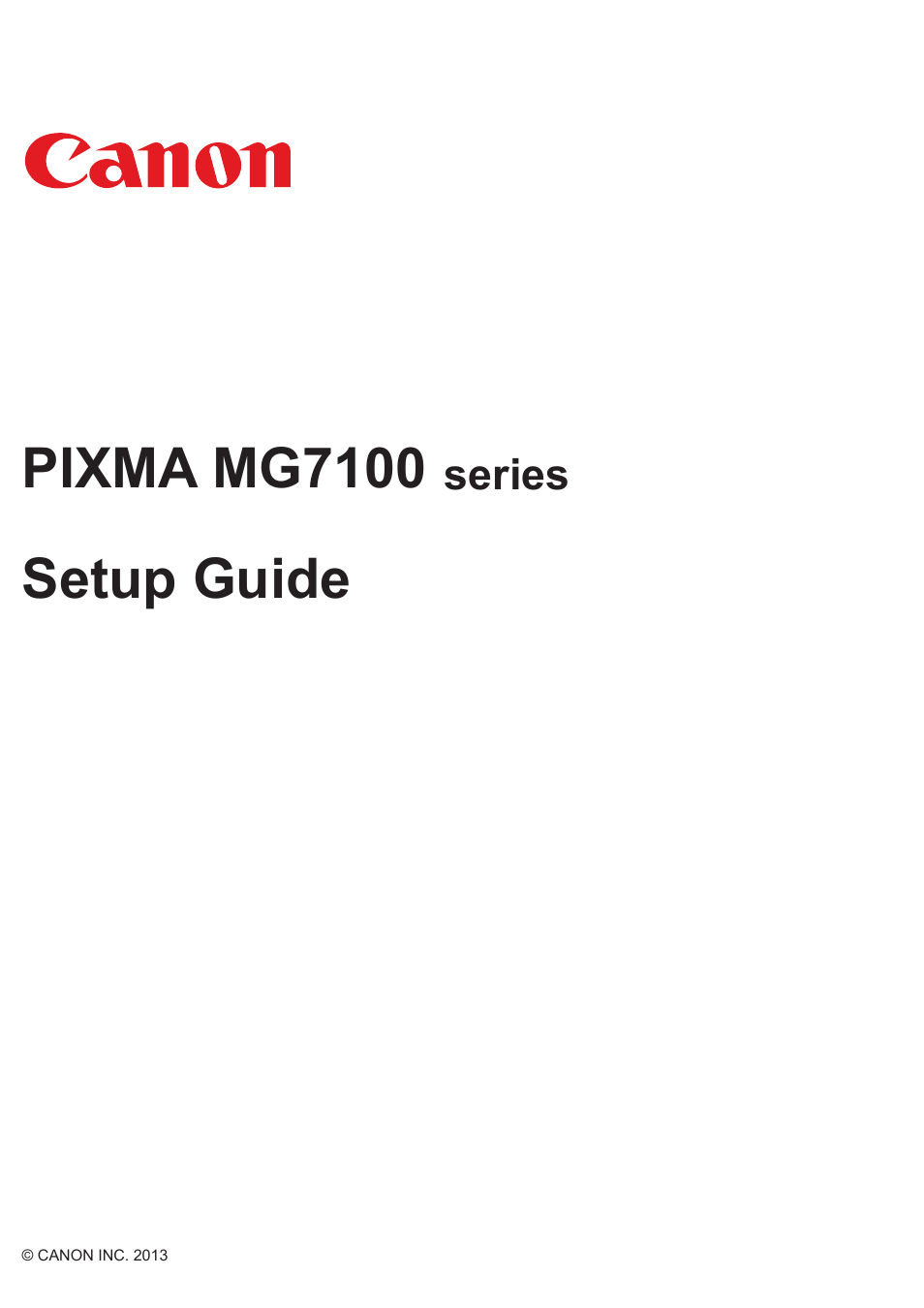 Canon PIXMA MG7150 User Manual | 27 pages