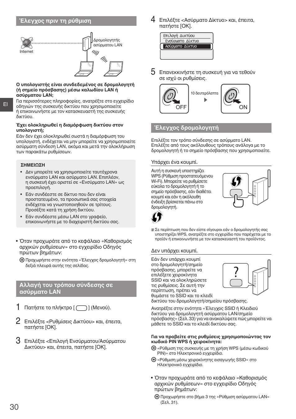 Ασύρματο lan έλεγχος δρομολογητή | Canon i-SENSYS MF4780w User Manual | Page 30 / 120