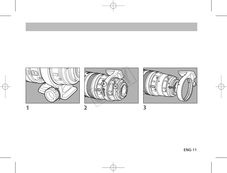 Cop y | Canon EF 100-400mm f4.5-5.6L IS USM User Manual | Page 12 / 17