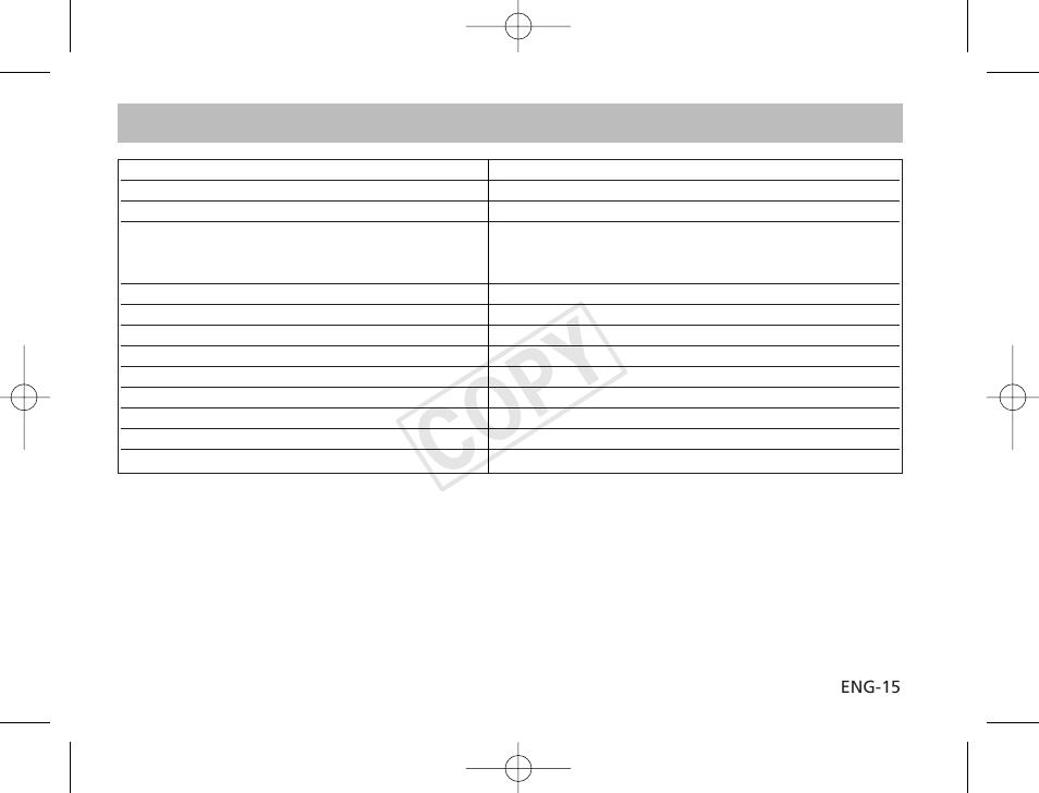 Cop y, Specifications | Canon EF 100-400mm f4.5-5.6L IS USM User Manual | Page 16 / 17