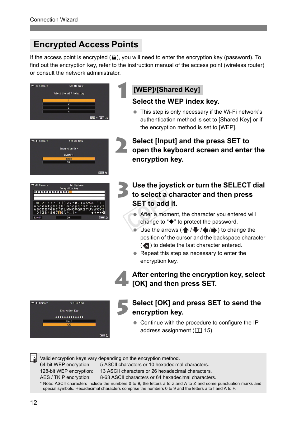 Encrypted access points, Cop y | Canon EOS C500 PL User Manual | Page 12 / 38