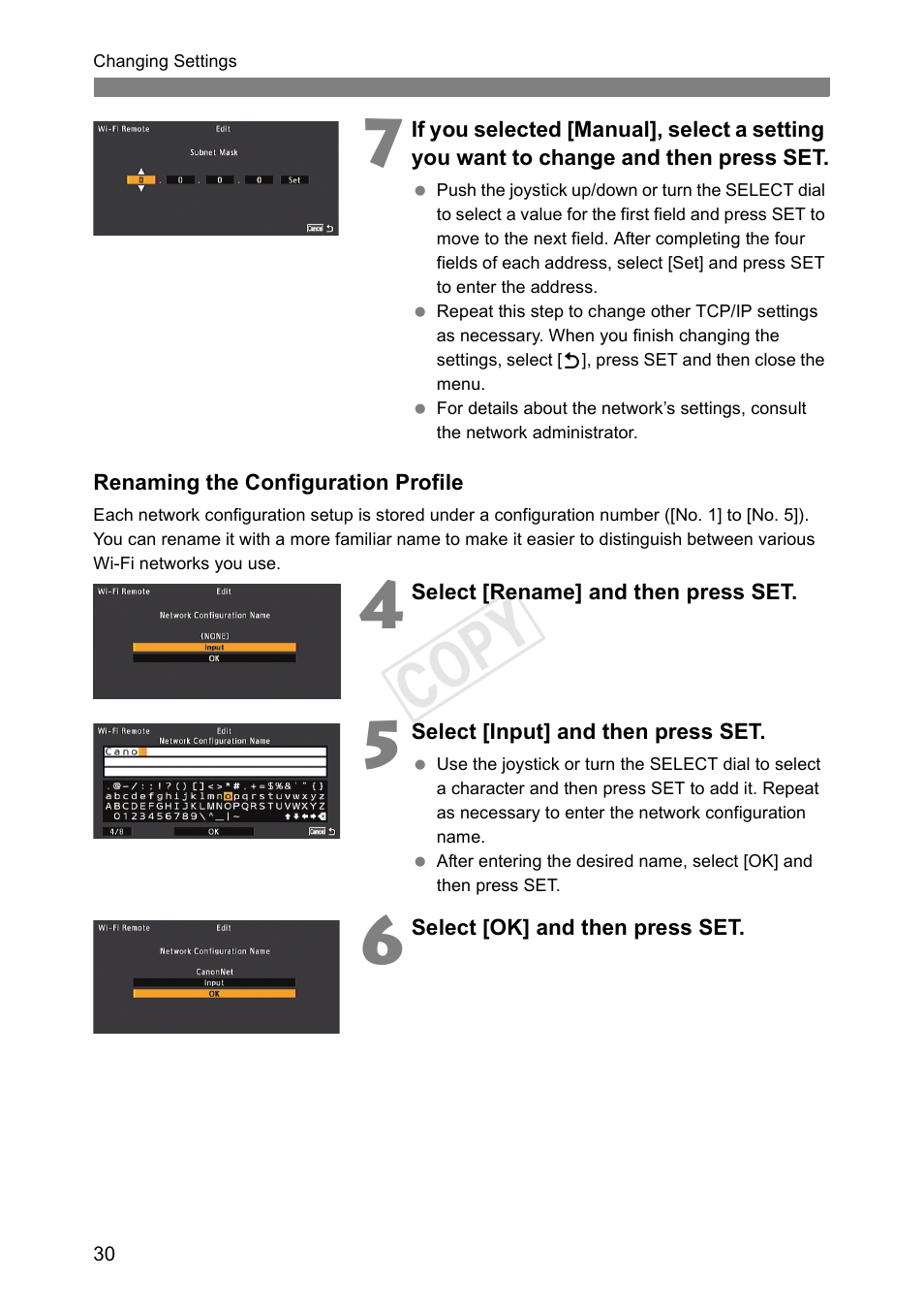 Cop y | Canon EOS C500 PL User Manual | Page 30 / 38