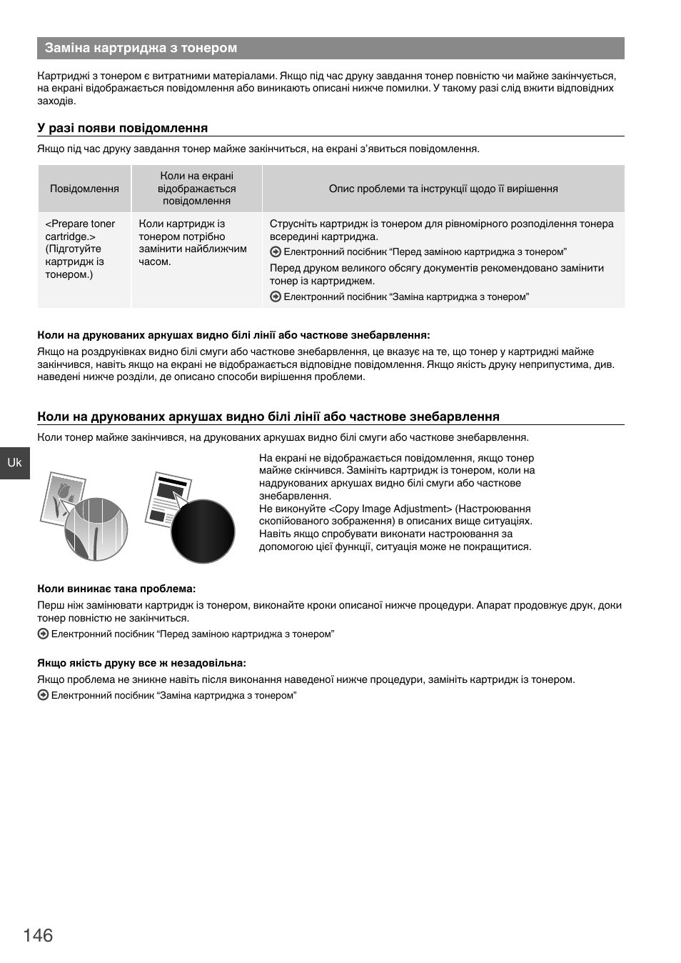 Заміна картриджа з тонером | Canon i-SENSYS MF6180dw User Manual | Page 146 / 292