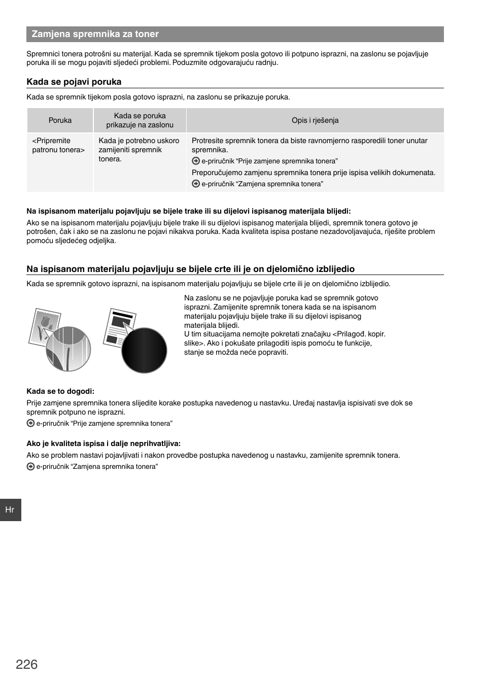Zamjena spremnika za toner | Canon i-SENSYS MF6180dw User Manual | Page 226 / 292