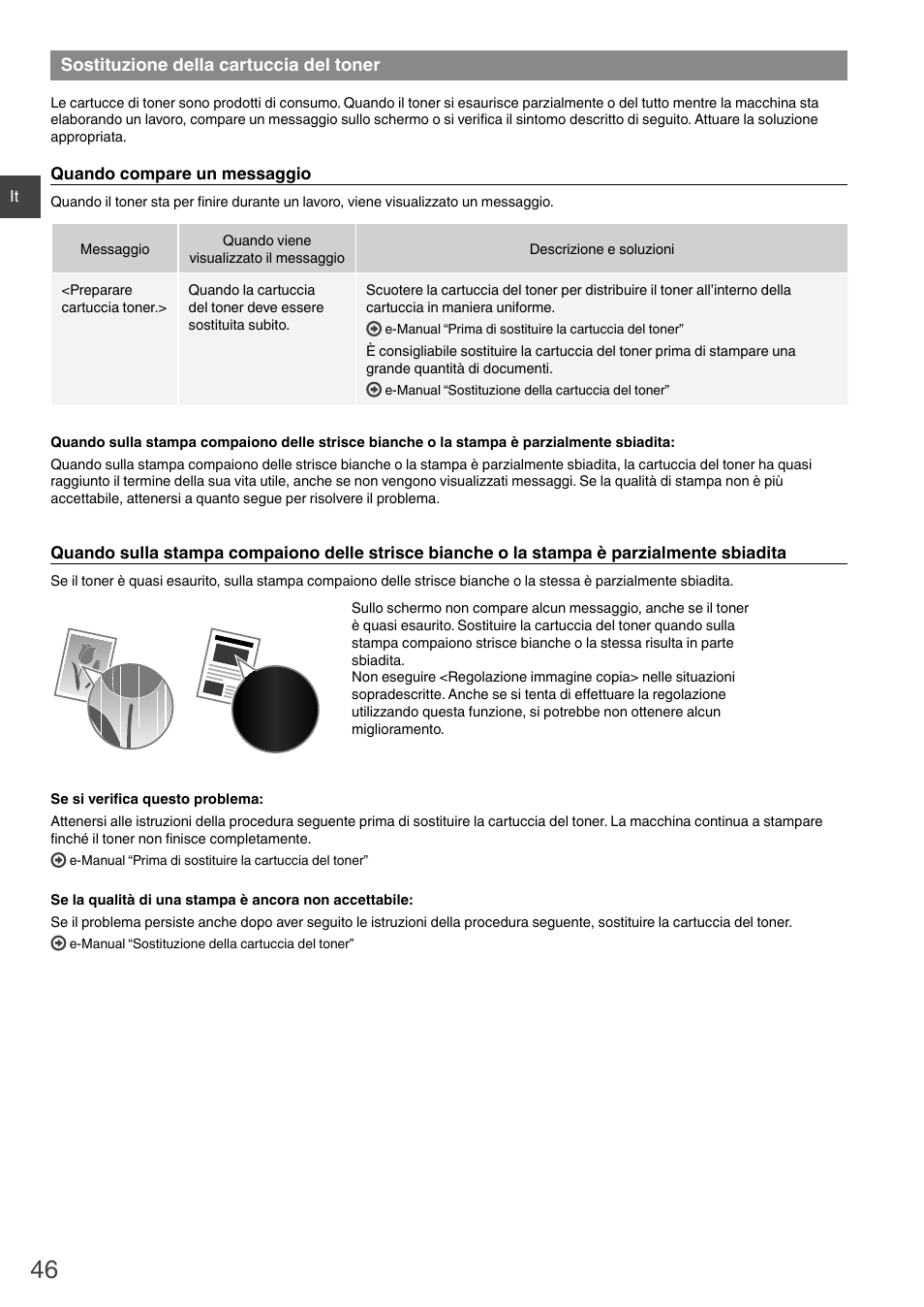 Sostituzione della cartuccia del toner | Canon i-SENSYS MF6180dw User Manual | Page 46 / 292