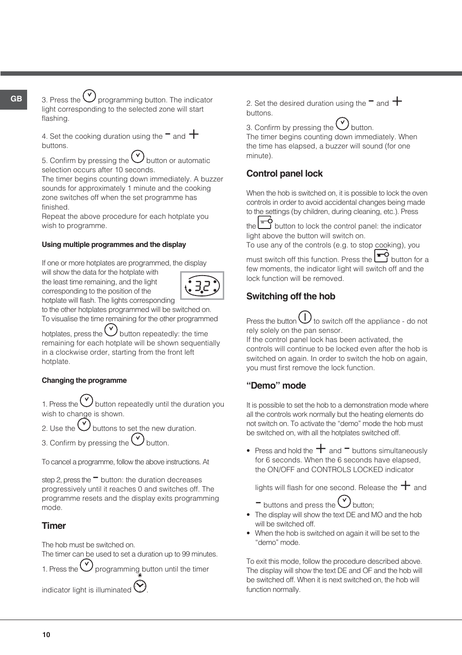 Hotpoint Ariston KIC 631 C  EU User Manual | Page 10 / 80