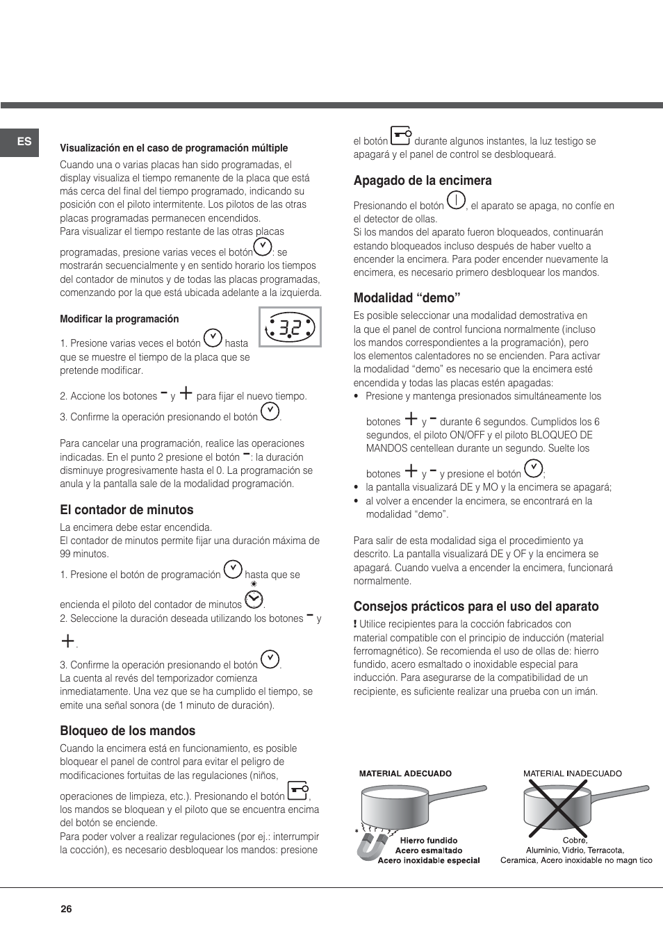 Hotpoint Ariston KIC 631 C  EU User Manual | Page 26 / 80