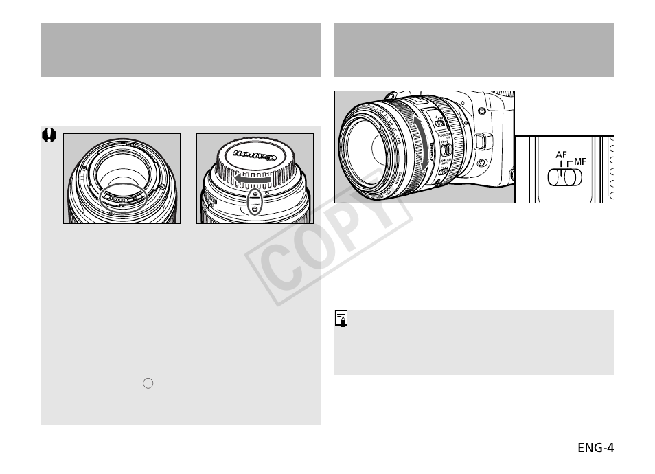 Cop y | Canon EF 70-300mm f4.5-5.6 DO IS USM User Manual | Page 5 / 15