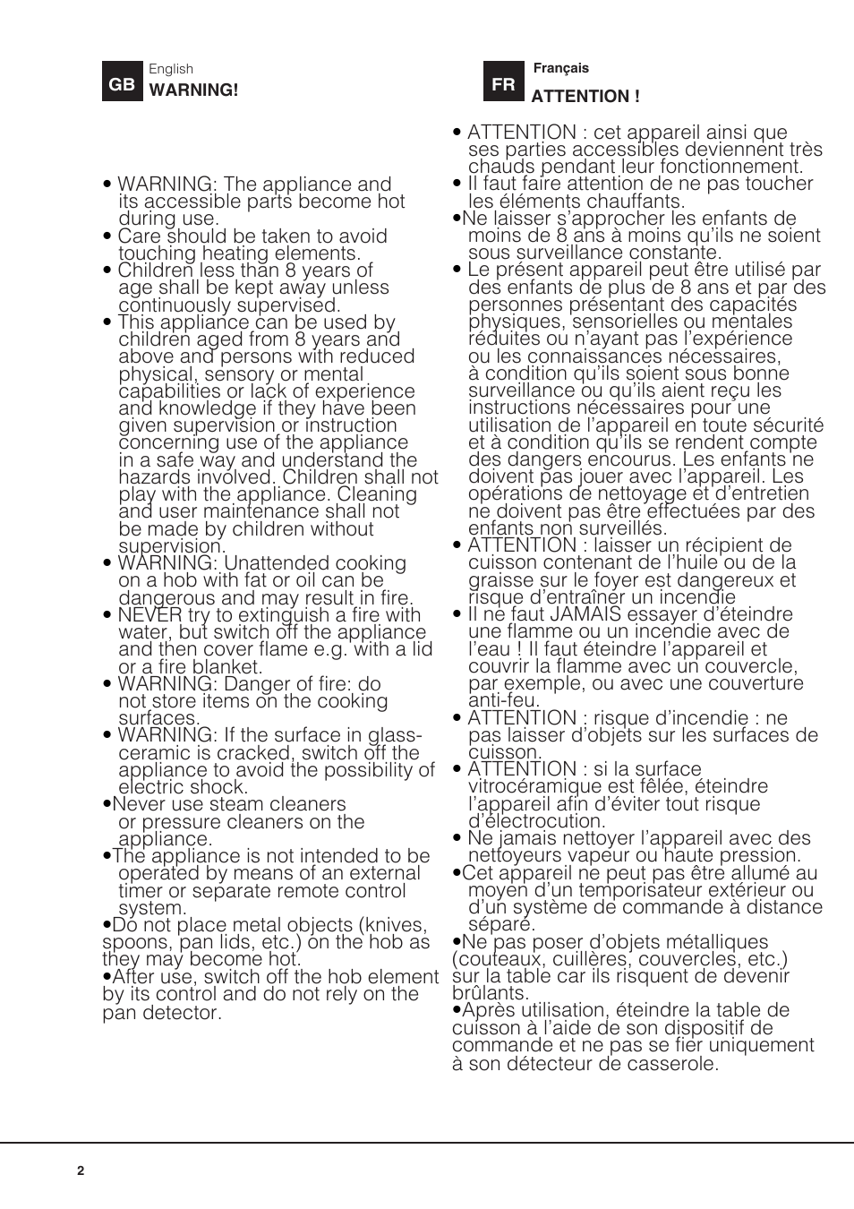 Hotpoint Ariston KIO 633 T Z User Manual | Page 2 / 84