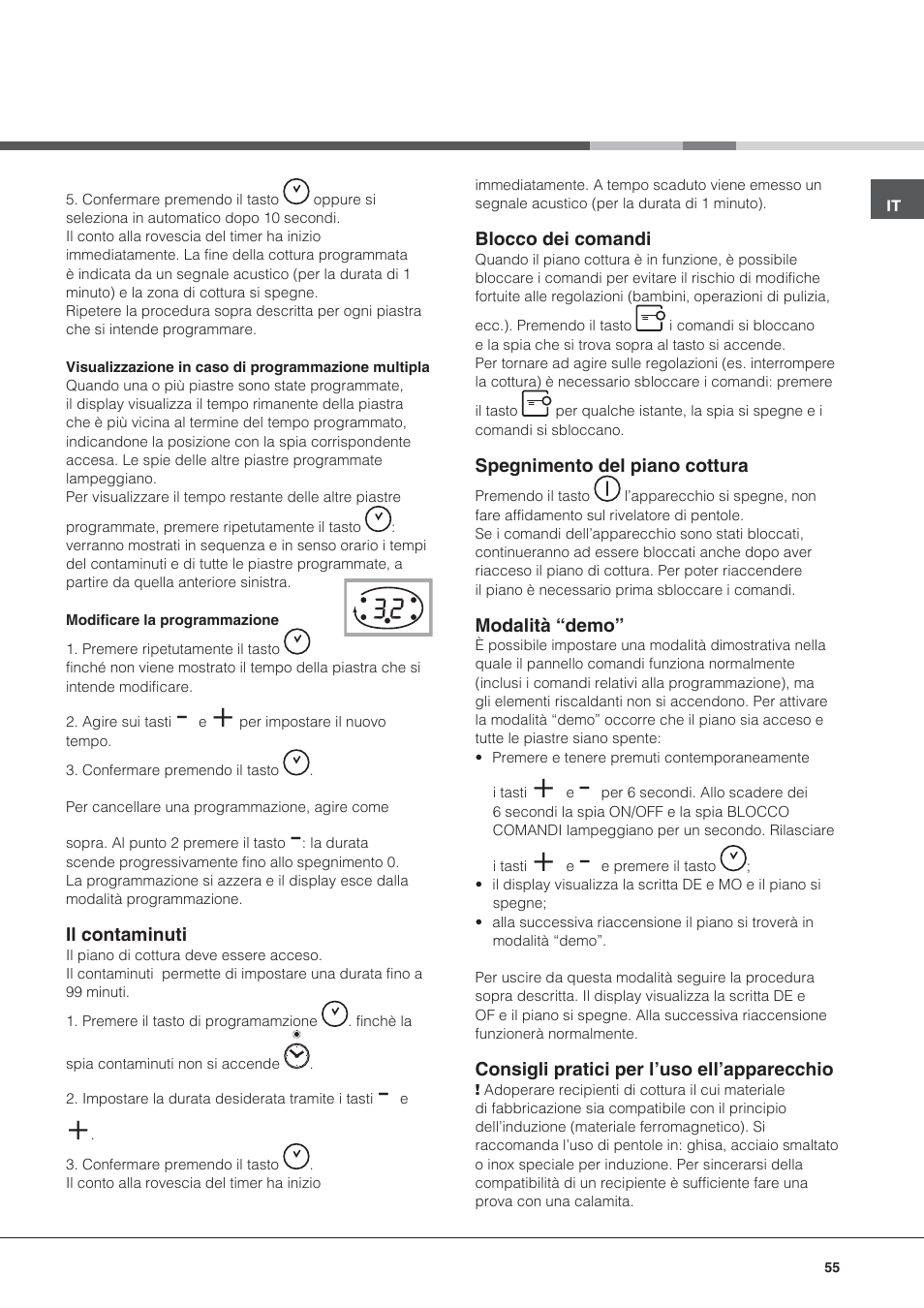 Hotpoint Ariston KIO 633 T Z User Manual | Page 55 / 84