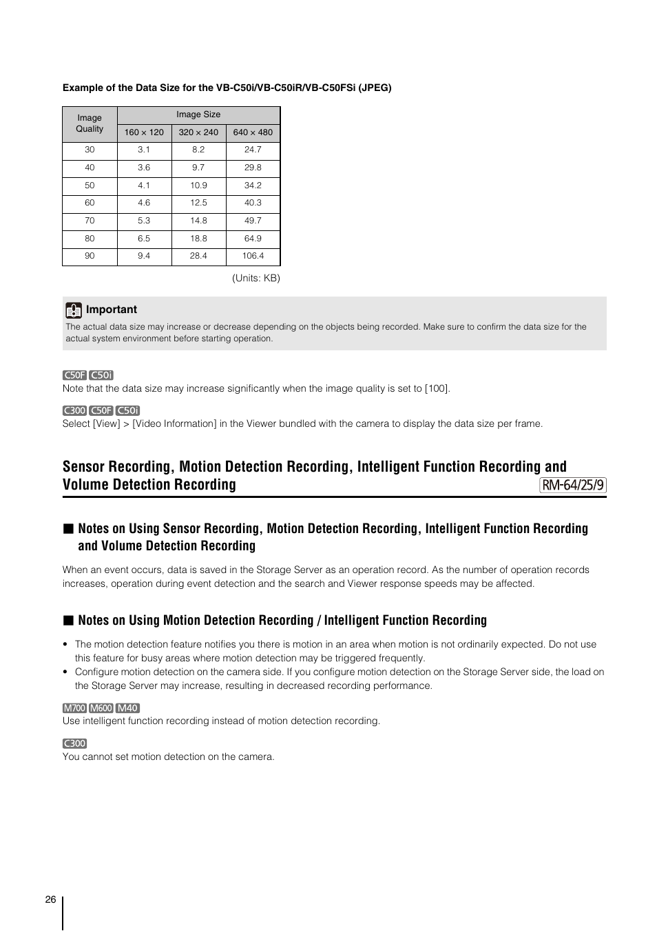 Volume detection recording | Canon RM-Software User Manual | Page 26 / 138