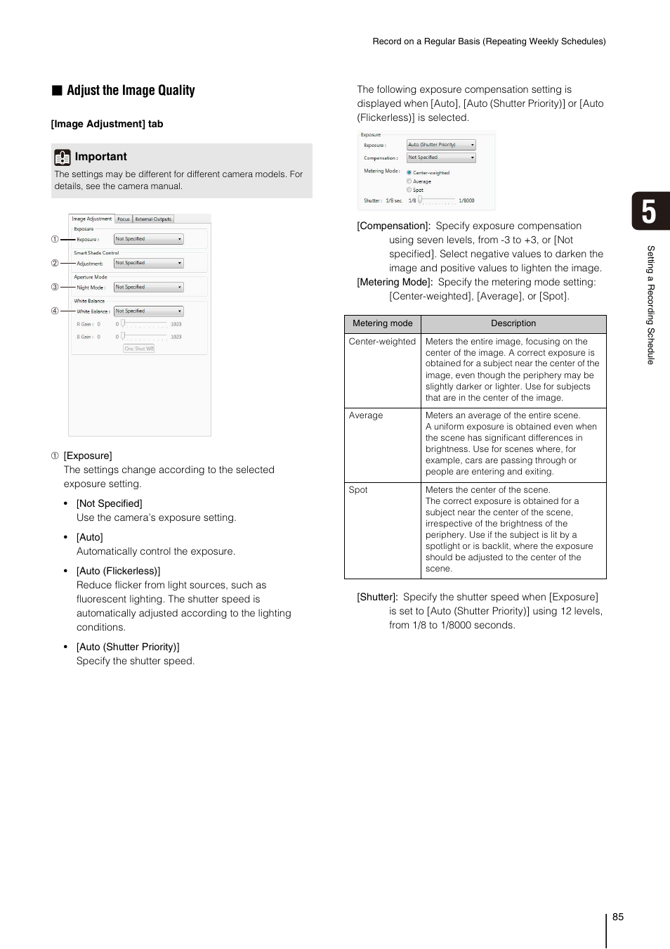 P. 85), Adjust the image quality | Canon RM-Software User Manual | Page 85 / 138