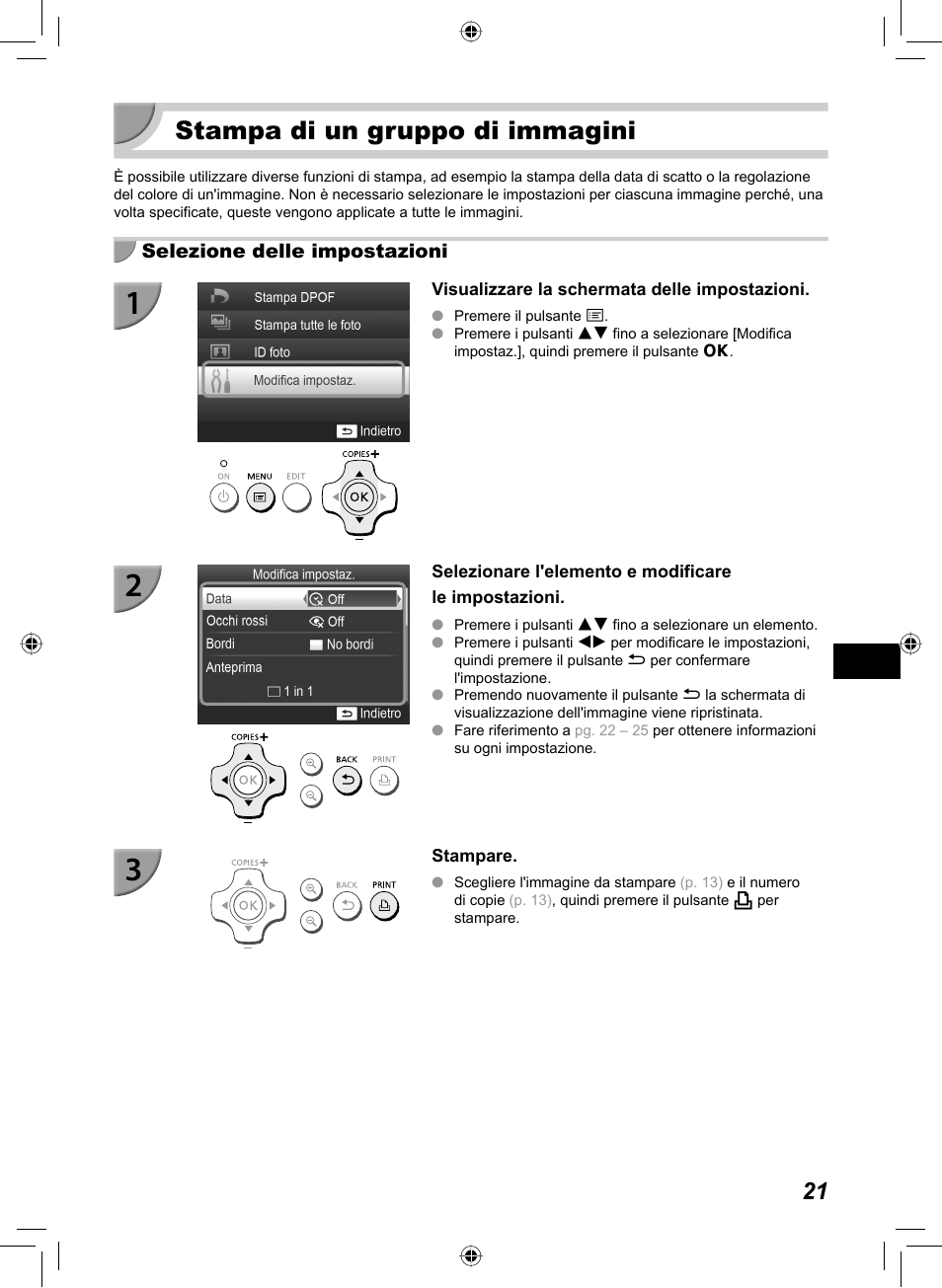 Stampa di un gruppo di immagini | Canon SELPHY CP810 User Manual | Page 221 / 360