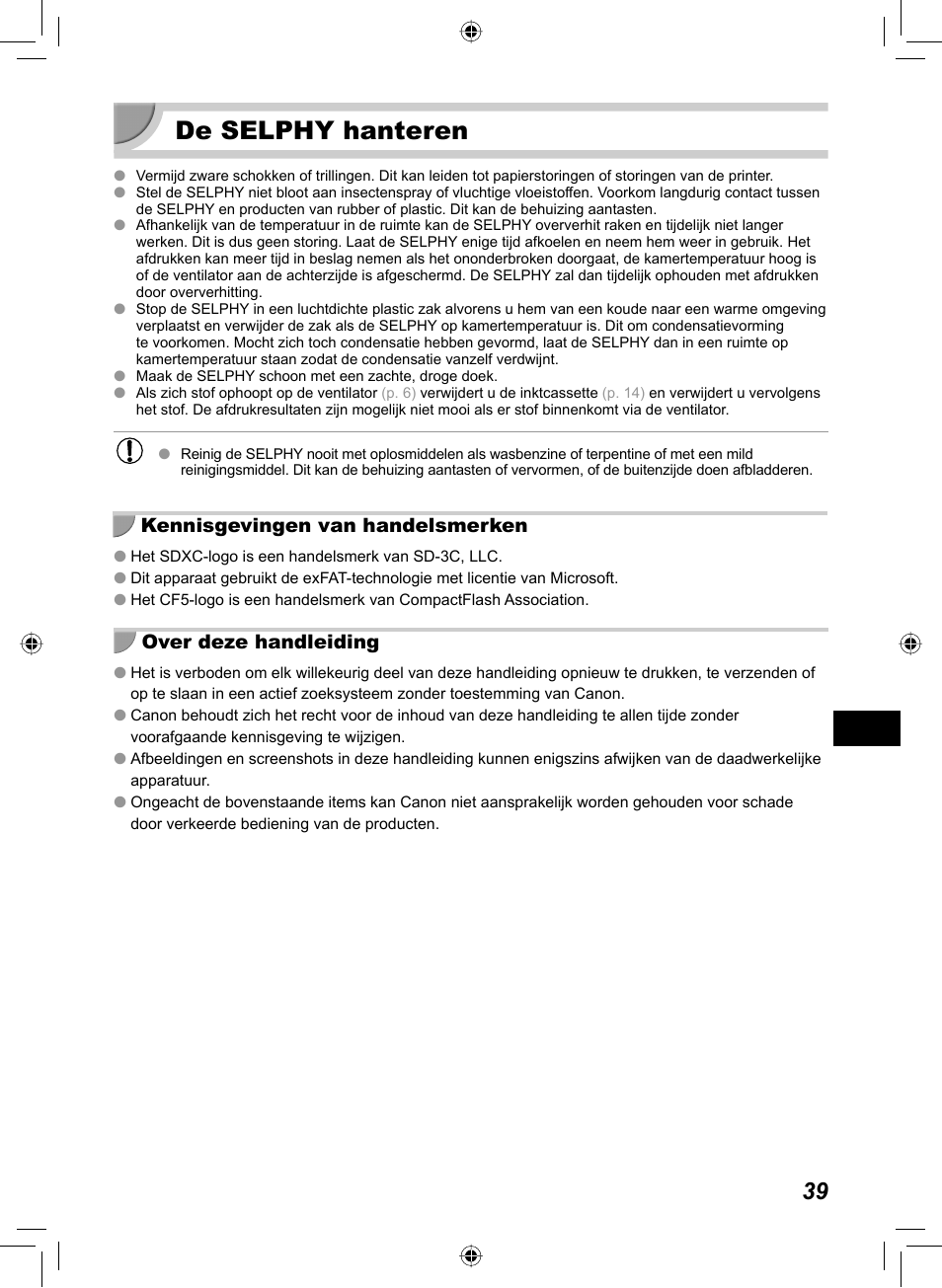 De selphy hanteren | Canon SELPHY CP810 User Manual | Page 279 / 360