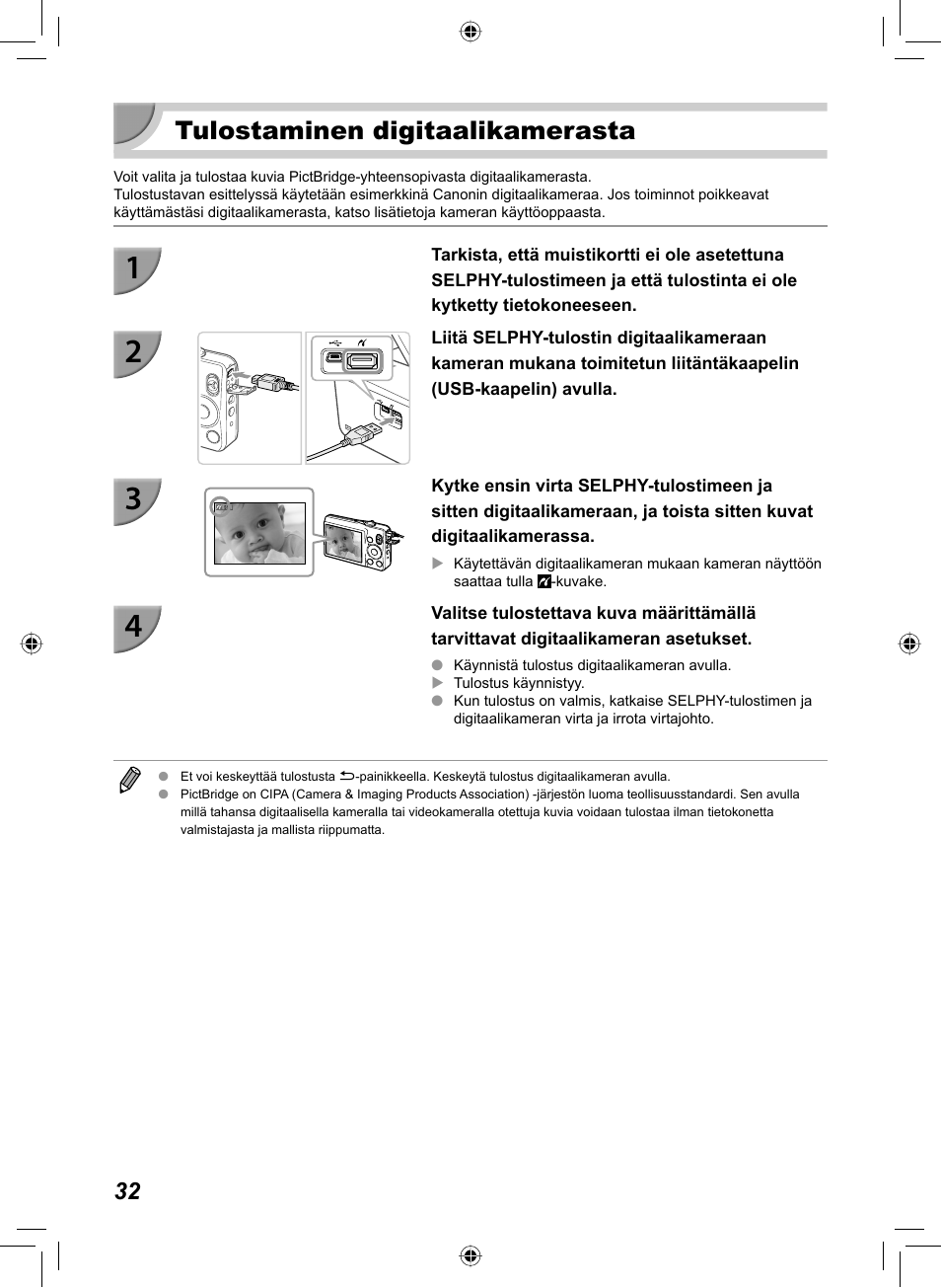 Tulostaminen digitaalikamerasta | Canon SELPHY CP810 User Manual | Page 312 / 360