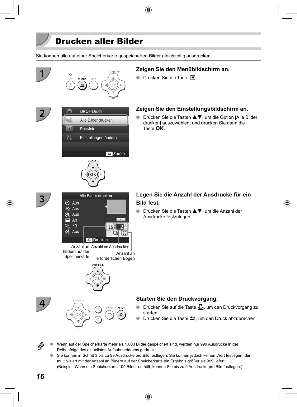 Drucken aller bilder | Canon SELPHY CP810 User Manual | Page 96 / 360