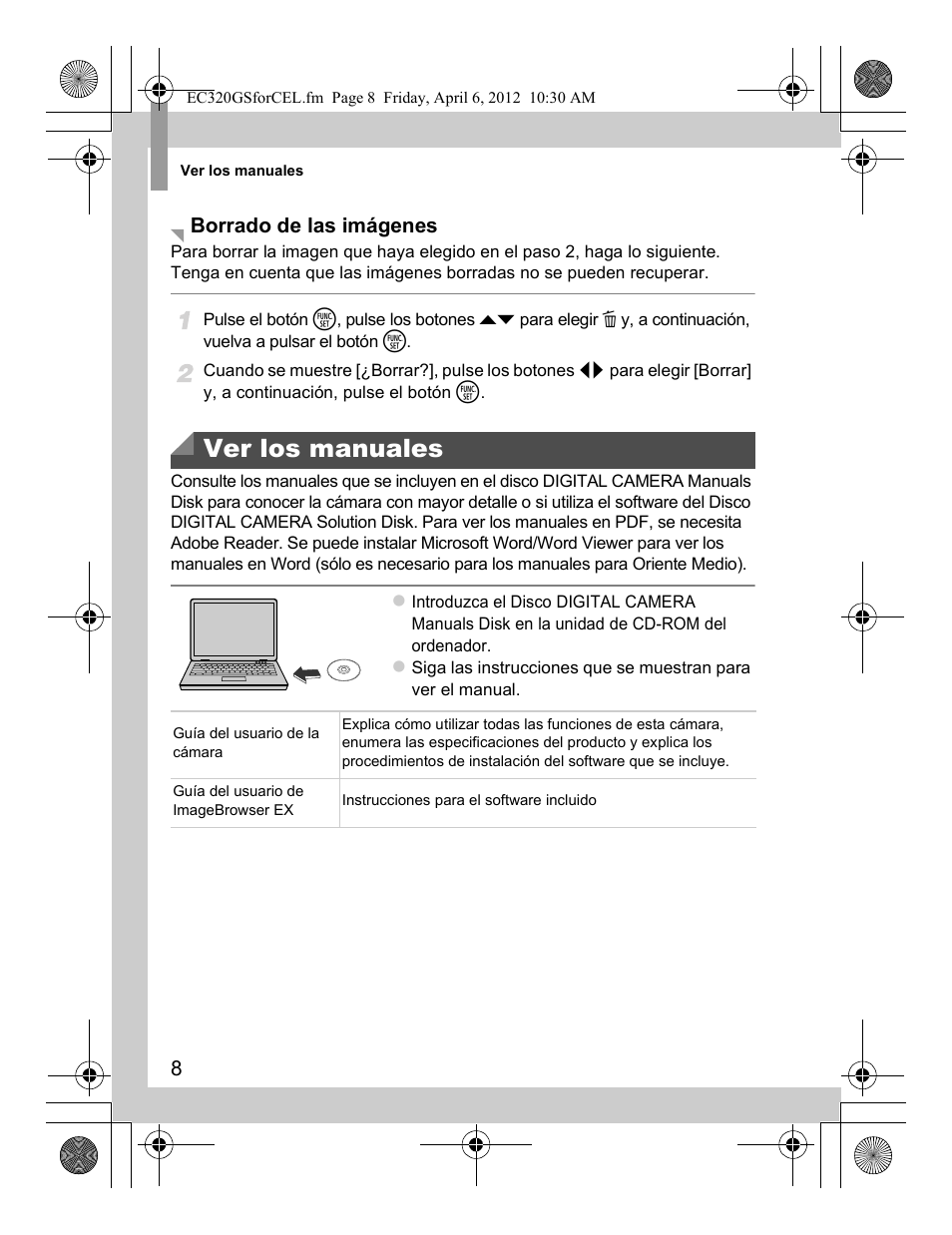Ver los manuales | Canon PowerShot D20 User Manual | Page 32 / 148