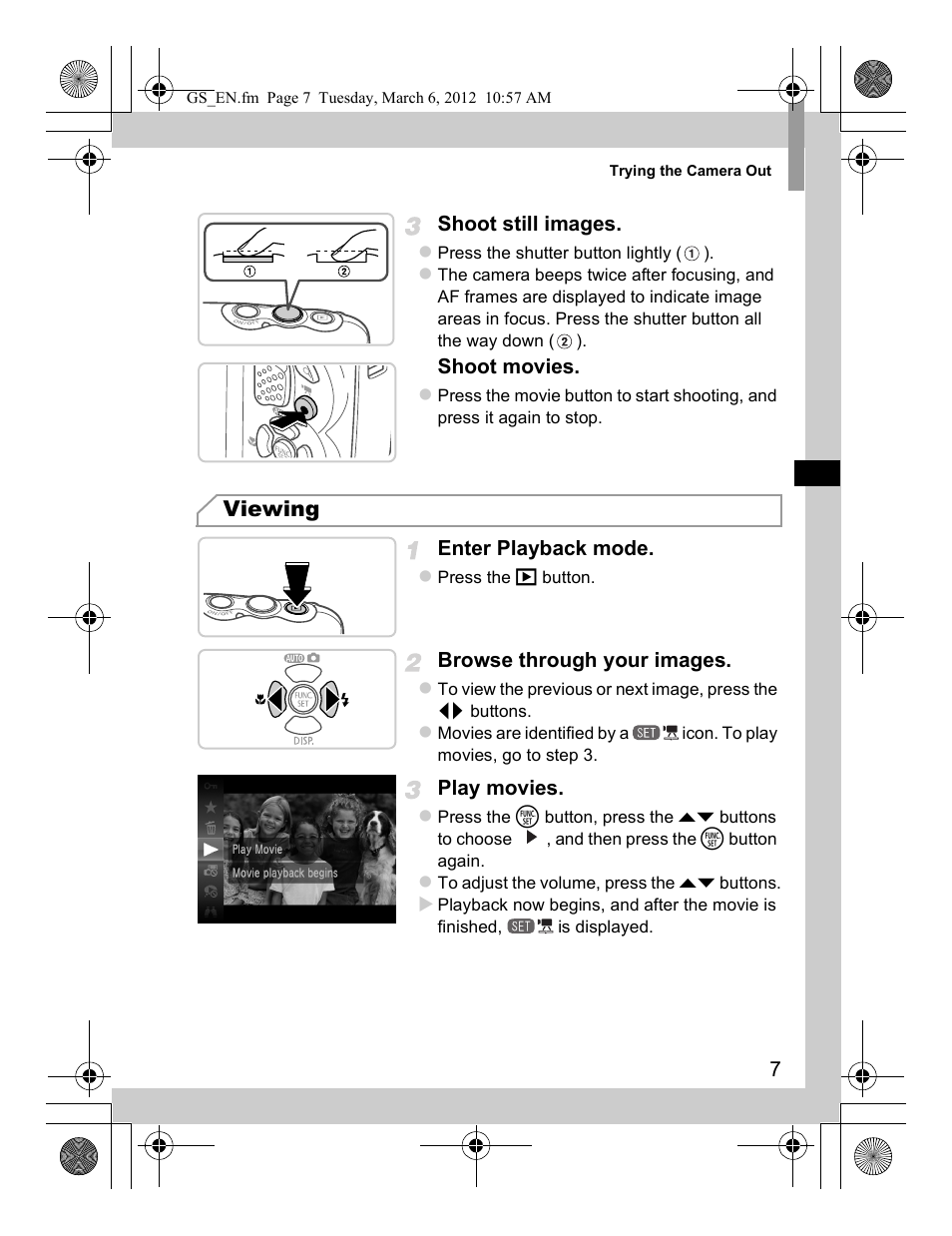 Viewing | Canon PowerShot D20 User Manual | Page 7 / 148