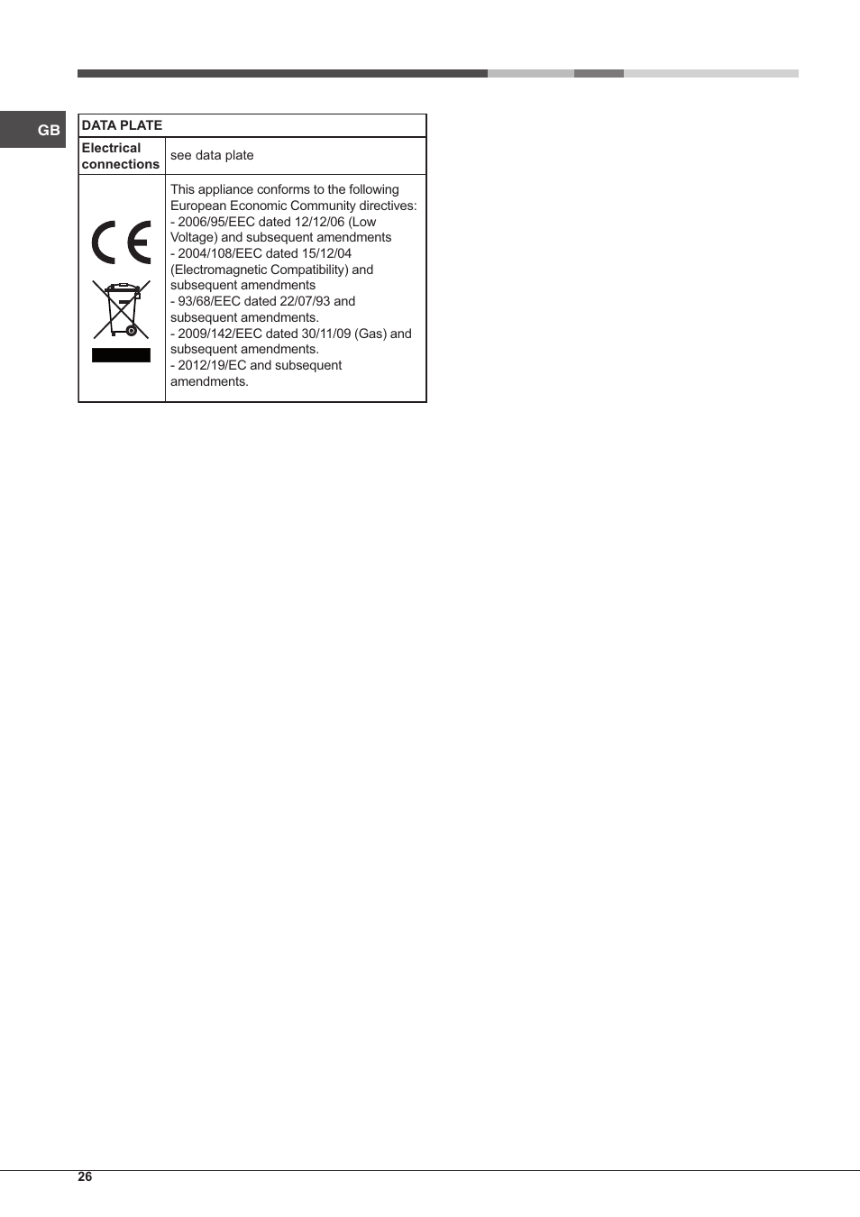 Hotpoint Ariston PC 640 T (AN) R-HA  EU User Manual | Page 26 / 88