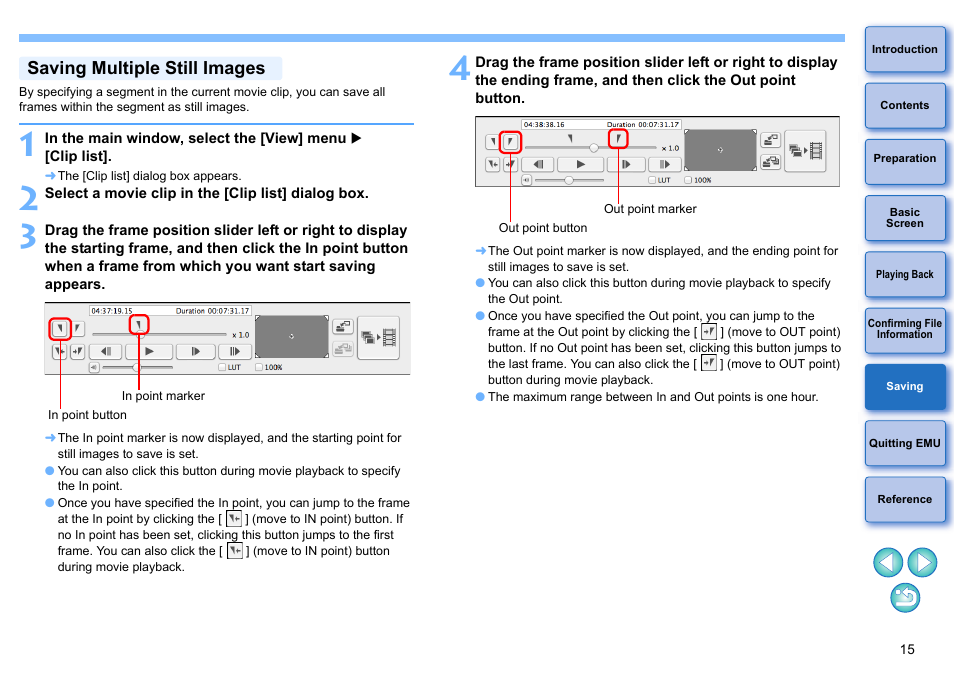 Saving multiple still images | Canon EOS-1D C User Manual | Page 15 / 25