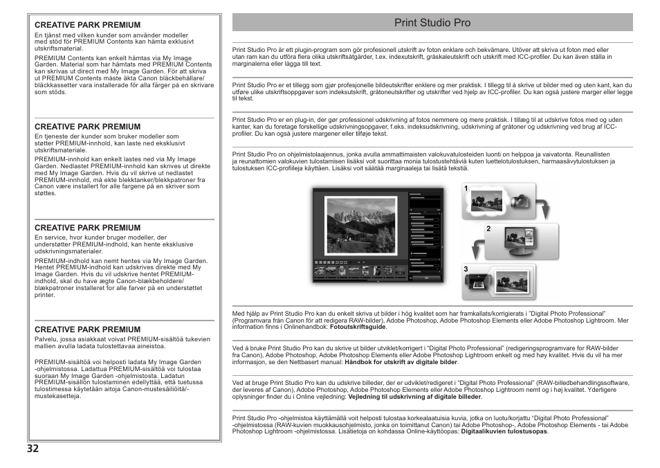 Print studio pro | Canon PIXMA PRO-1 User Manual | Page 103 / 274