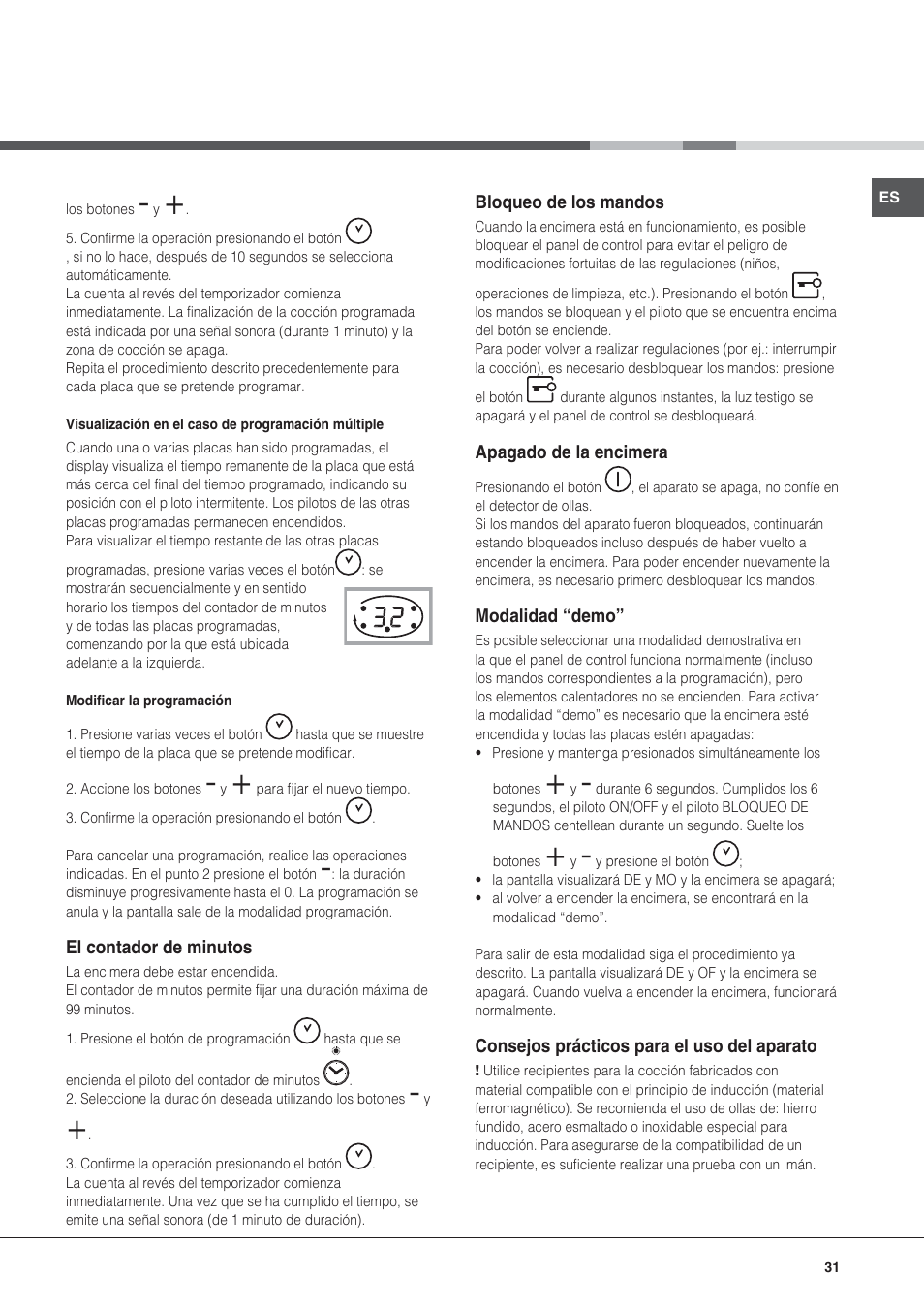 Hotpoint Ariston KIC 644 X User Manual | Page 31 / 84