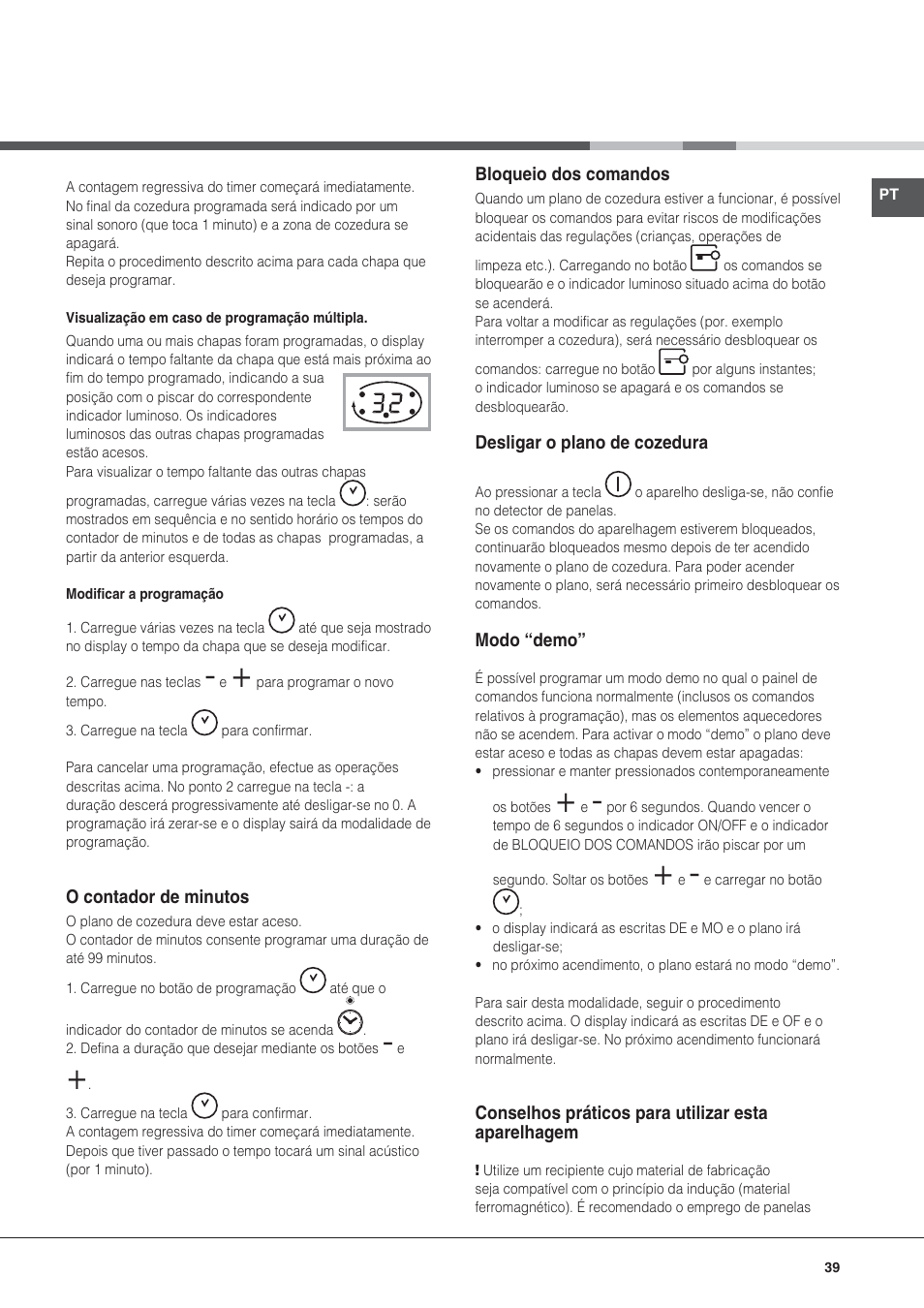 Hotpoint Ariston KIC 644 X User Manual | Page 39 / 84