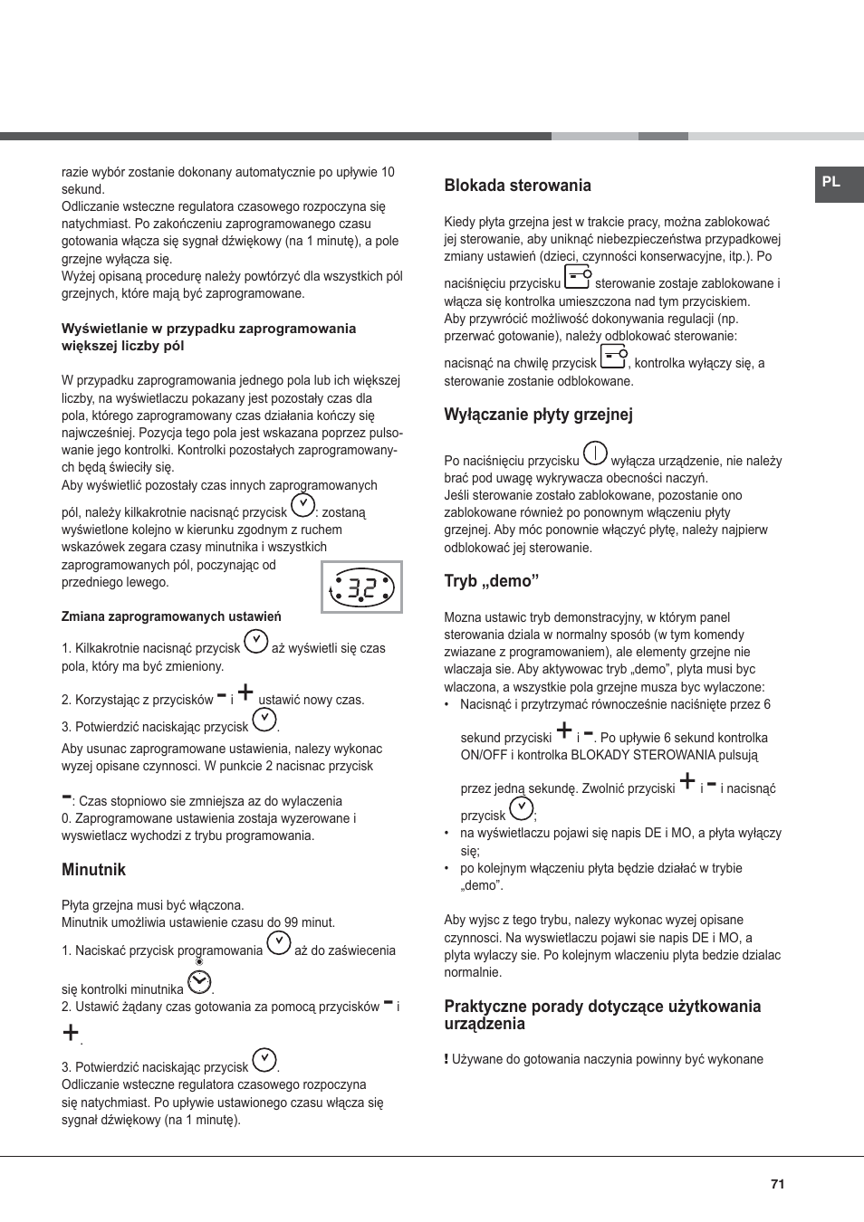 Hotpoint Ariston KIC 644 X User Manual | Page 71 / 84