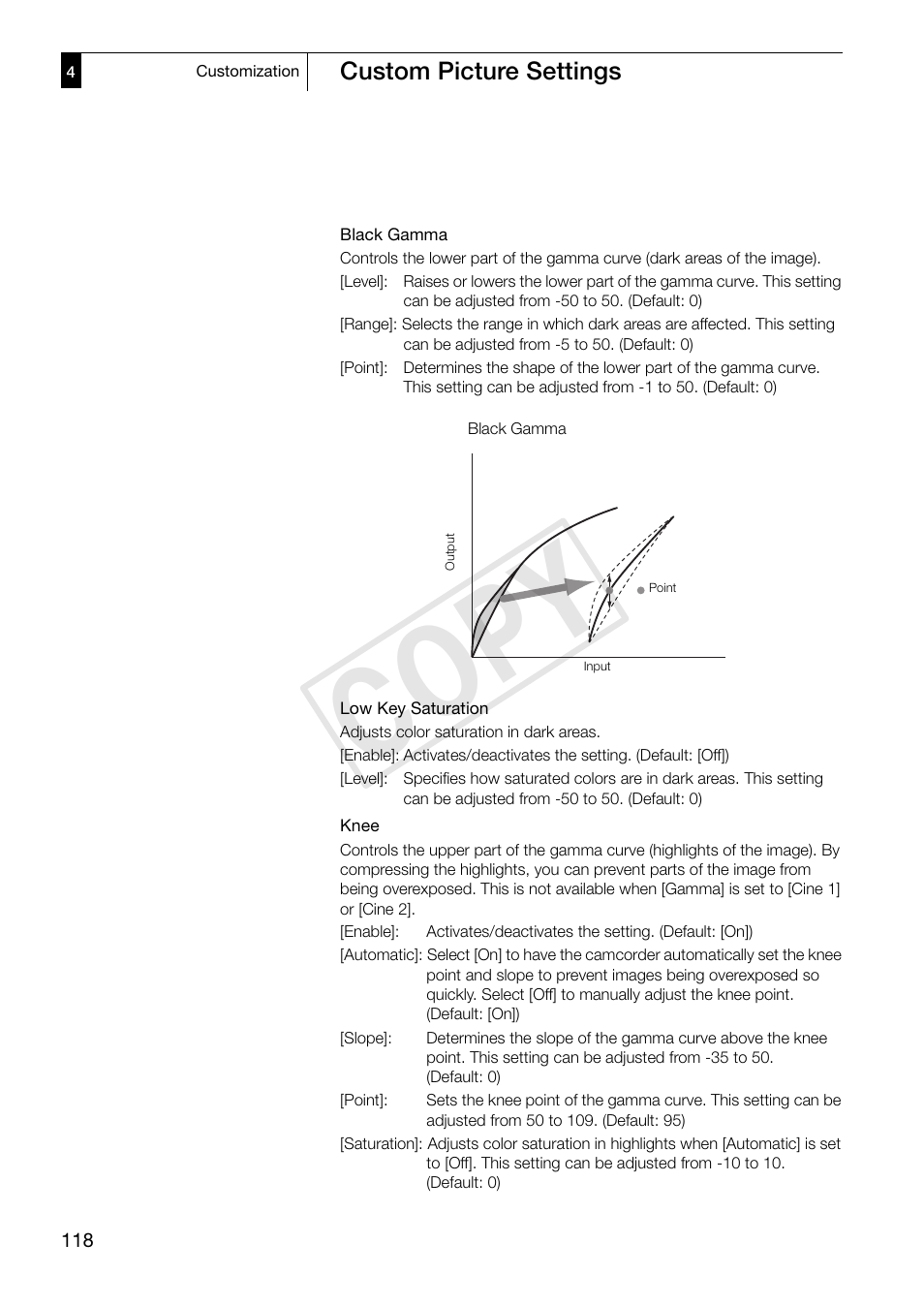 Cop y | Canon XF305 User Manual | Page 118 / 206