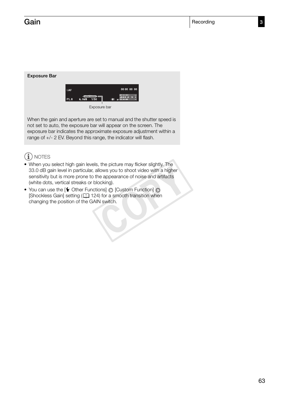 Cop y | Canon XF305 User Manual | Page 63 / 206