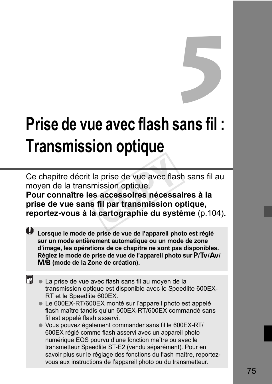 Cop y | Canon Speedlite 600EX-RT User Manual | Page 199 / 372