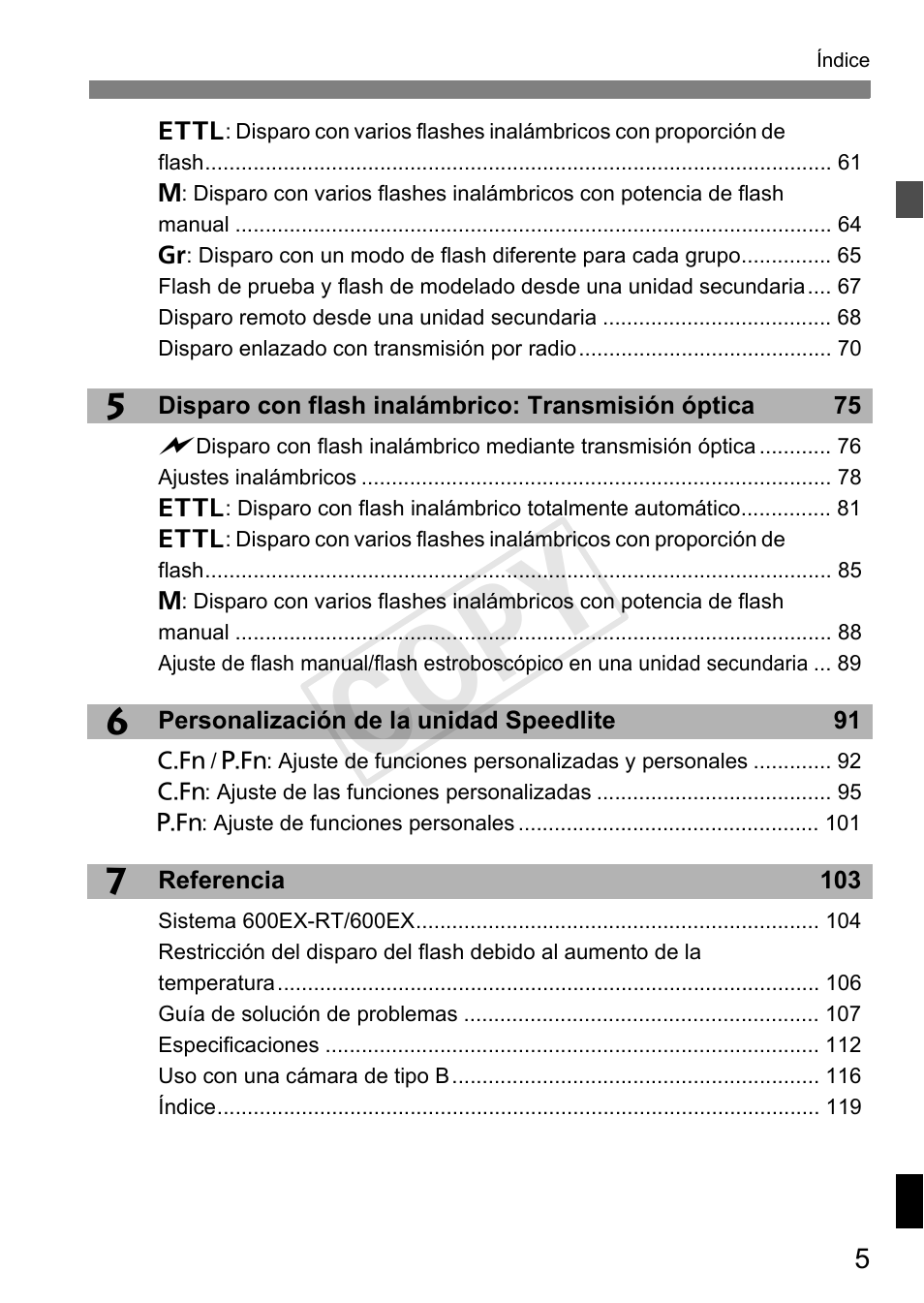 Cop y | Canon Speedlite 600EX-RT User Manual | Page 251 / 372