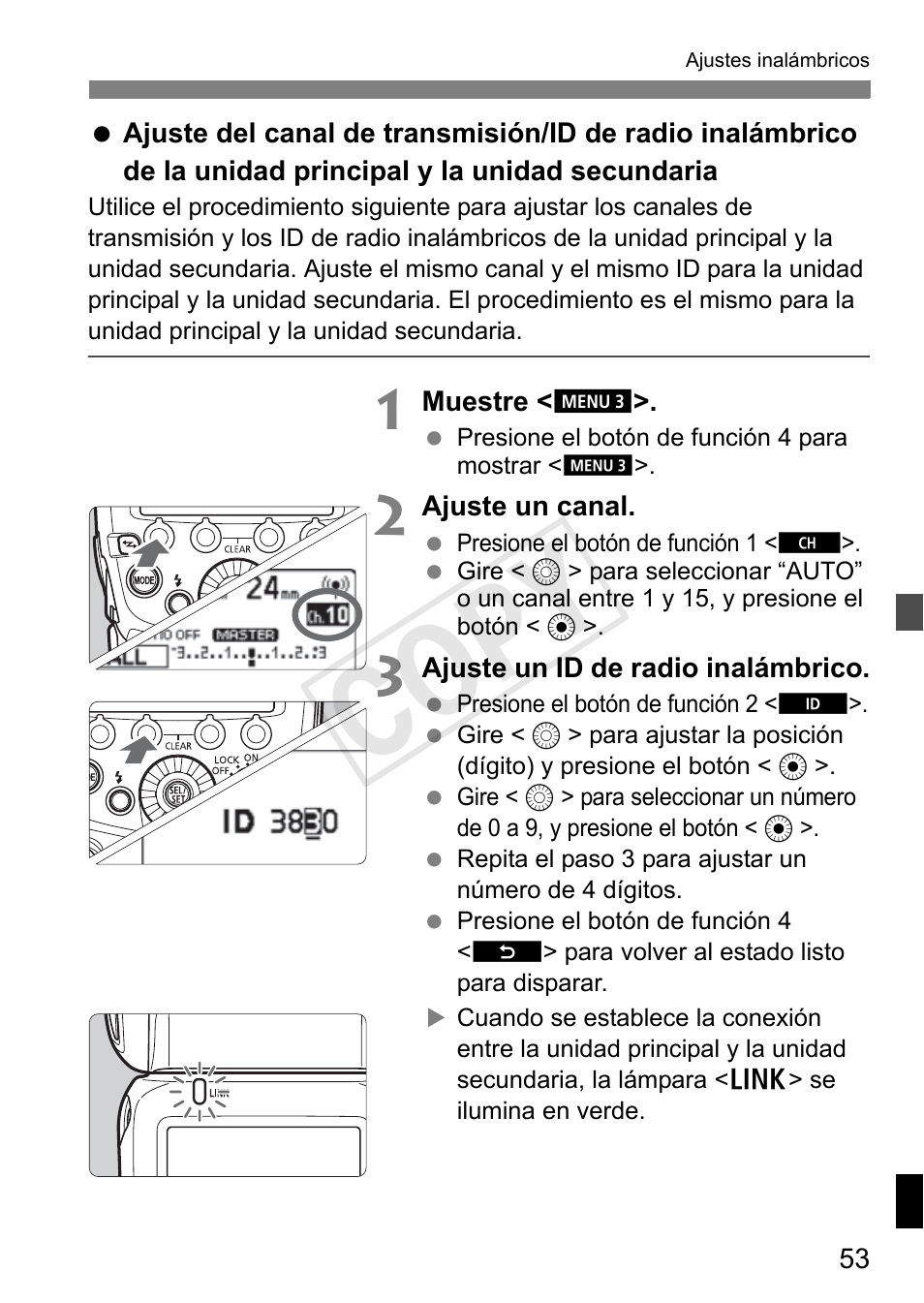 Cop y | Canon Speedlite 600EX-RT User Manual | Page 299 / 372