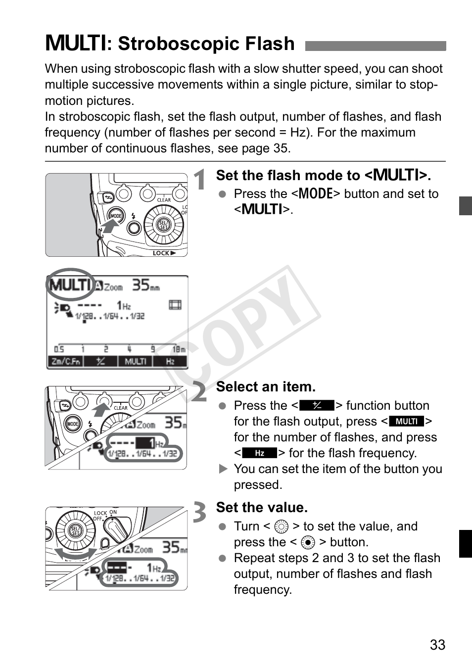 Cop y | Canon Speedlite 600EX-RT User Manual | Page 35 / 372