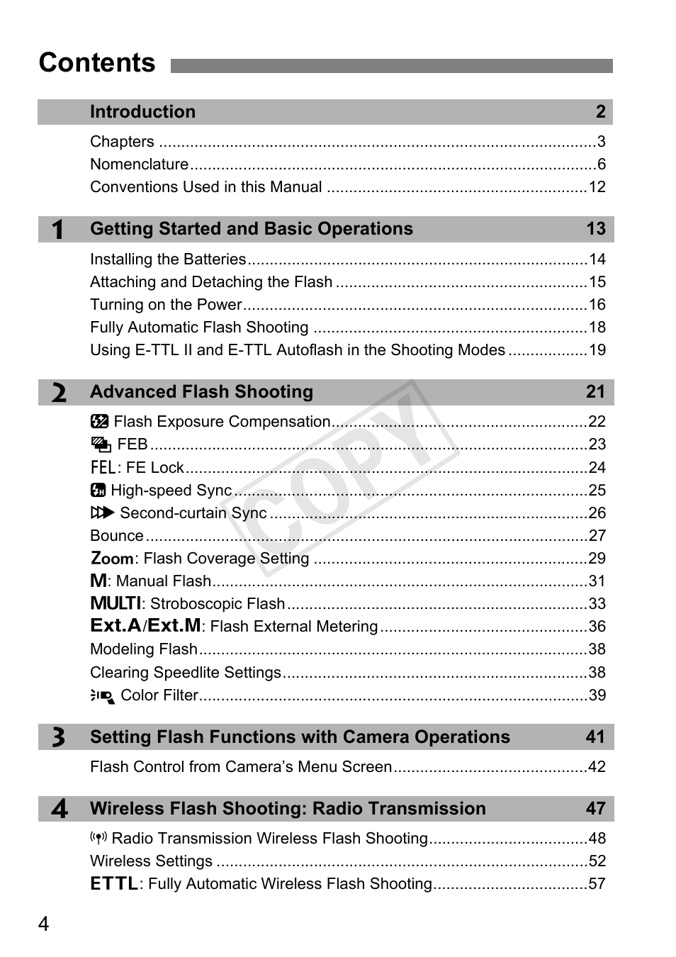 Cop y | Canon Speedlite 600EX-RT User Manual | Page 6 / 372