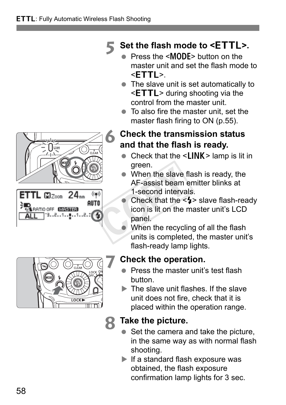 Cop y | Canon Speedlite 600EX-RT User Manual | Page 60 / 372