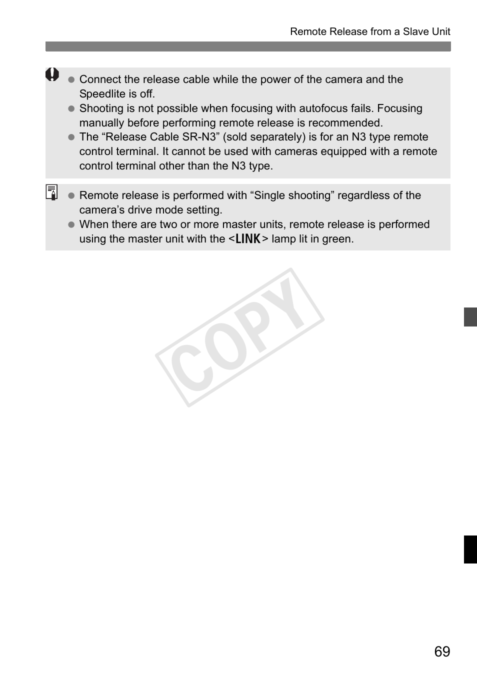 Cop y | Canon Speedlite 600EX-RT User Manual | Page 71 / 372