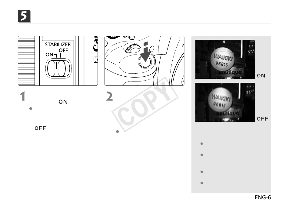 Cop y | Canon EF-S 17-85mm f4-5.6 IS USM User Manual | Page 7 / 12