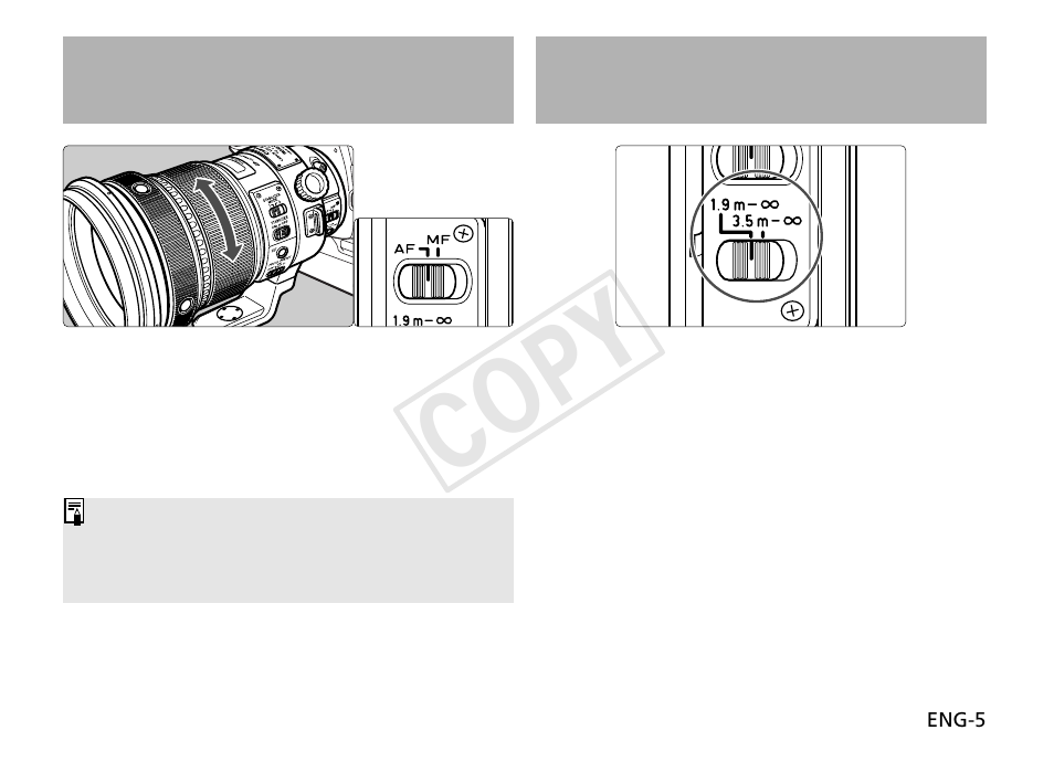 Cop y | Canon EF 200mm f2L IS USM User Manual | Page 6 / 17