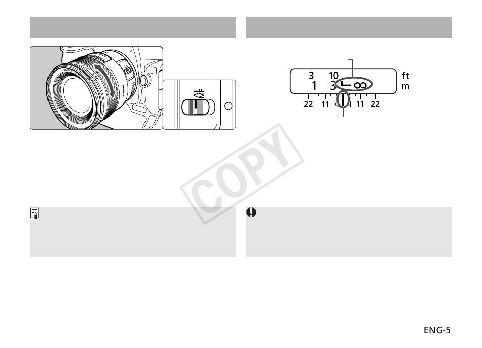 Cop y | Canon EF 24mm f1.4L II USM User Manual | Page 6 / 11