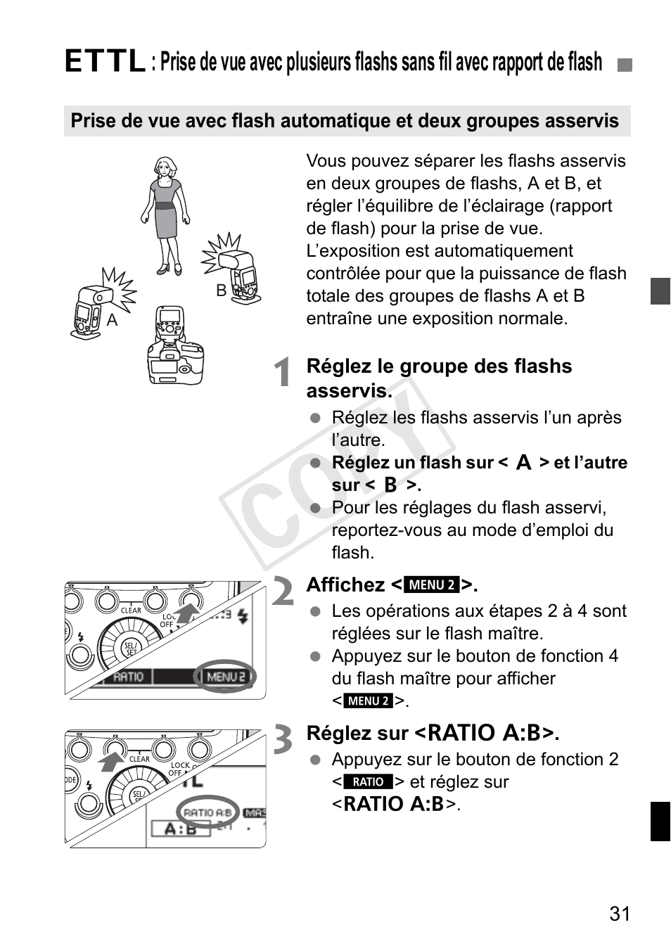Cop y | Canon Speedlite Transmitter ST-E3-RT User Manual | Page 105 / 220